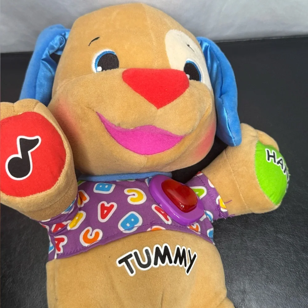 $6 Bundled💥 Fisher-Price Colorful Learning Puppy - Tan and Blue - Picture 6 of 10